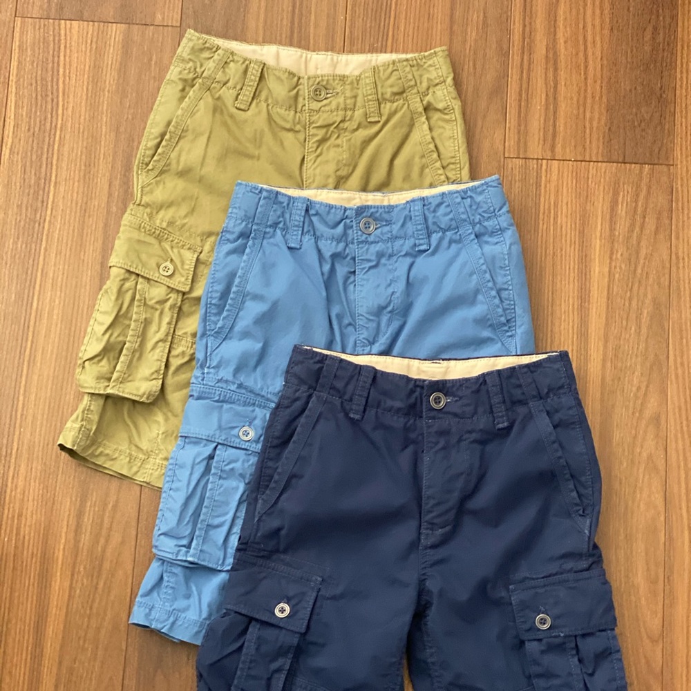 Gap Cargo Shots in Navy, Army Green, Light Blue